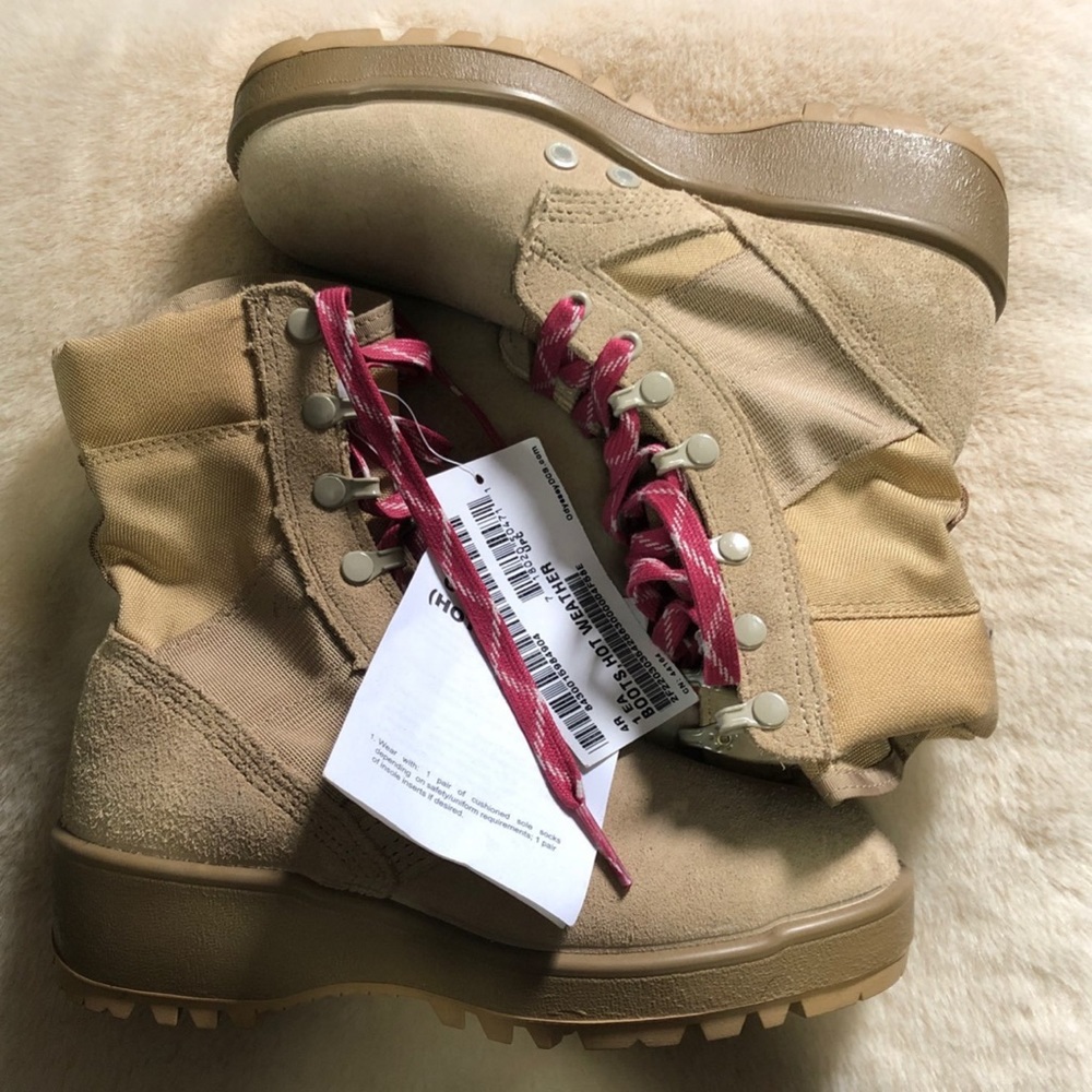 New vibram military hot weather boots